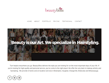 Tablet Screenshot of beautybliss.ca